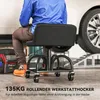 HOMCOM Werkstatthocker mit Rollen Ablagefläche, 58,5 cm Produktbild-Vorschau 4