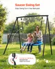Balançoire de jardin VEVOR avec structure métallique en A, Voir les images du produit 2