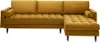 riess-ambiente Elegantes Ecksofa COZY VELVET 260cm senfgelb Produktbild-Vorschau 11