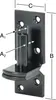 Vormann Aufschraubkloben, schwarz 10 x 85 x 33 mm Produktbild-Vorschau 2