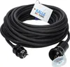 Kalle Verlängerungskabel Schuko Colour 2,5mm² schwarz IP44 Produktbild-Vorschau 1