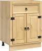 vidaXL Schrank SKI Honigbraun 60 x 46 x 81,5 cm Massives Produktbild-Vorschau 1