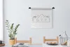MuchoWow® Wandteppich Wandbehang Skyline "Ägypten" schwarz Produktbild-Vorschau 2