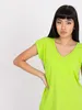Rue Paris Kurzarm-T-Shirt für Frauen Carly Neongrün S Produktbild-Vorschau 5