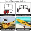 Chariot pour kayak et canoë XINZI, chariot pliable pour Voir les images du produit 5