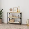 vidaXL Regál Sonoma Dub 80x33x70,5 cm odvozený výrobek ze Náhled obrázku produktu 3