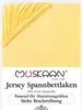 Müskaan Jersey Spannbettlaken 90x200cm - 100x200cm gelb bis Produktbild-Vorschau 1