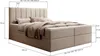 MyBed Allen Boxspringbett Polsterbett mit Kopfteil Produktbild-Vorschau 9