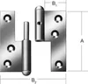 Vormann Türaufschraubband Breite geöffnet 72mm Höhe 80mm Produktbild-Vorschau 4