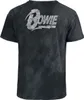 David Bowie T-Shirt Uni Lightning schwarz Band-Merch, Bands Produktbild-Vorschau 2