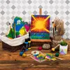 Acryl Schablonenfarben Set – 4 Farben (60 ml) – Vibrant Fun Produktbild-Vorschau 3