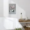 MuchoWow® - Leinwandbilder - Magnolie - Blumen - Rosa - Produktbild-Vorschau 2