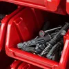 Sada stohovacích boxov 4x nástenný policový úložný systém Náhľad obrázku produktu 4