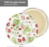 100 pots en verre de 230 ml, fraise des bois, couvercle Voir les images du produit 6