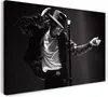 Leinwandbild (60x40cm): Michael Jackson Konzert schwarz Produktbild-Vorschau 1