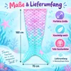 Meerjungfrauen-Decke für Kinder 160 × 70 cm – weiche Produktbild-Vorschau 3