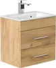 Badmöbel Waschplatz Breite: 50 cm "Portus 500 SlimLine" Produktbild-Vorschau 2