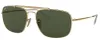 Ray-Ban COLONEL, Erwachsener, Uni, Quadratisch, Gold, Produktbild-Vorschau 1