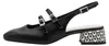 Tamaris Pumps Schwarz mit Blockabsatz, Riemchen und Produktbild-Vorschau 6
