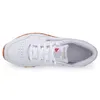 A top-down view of a white Reebok Classic leather sneaker with a gum sole. Produktbild-Vorschau