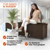 CASARIA® Gartenbox Auflagenbox mit Rollen 270L Stauraum Produktbild-Vorschau 4