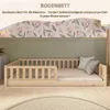 Crazy Pine Kinderbett 100x200 cm – Massives Montessori Produktbild-Vorschau 7