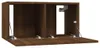 vidaXL TV-Wandschrank Braun Eiche 60x30x30 cm Holzwerkstoff Produktbild-Vorschau 5