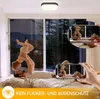 Feuchtraumleuchte LED Deckenleuchte 15W IP54 Werkstattlampe Produktbild-Vorschau 3