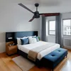Deckenventilator, schwarz-braun, Timer, Fernbedienung, 132 Produktbild-Vorschau 10