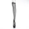 DELIGHT-3009 Damen Boots von Pleaser, Schwarz EU 41, US 11 Produktbild-Vorschau 2