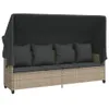 VidaXL 368358, Lounge, Obite siedzisko, Technorattan, Stal, Podgląd zdjęcia produktu 1