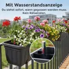Balkonkasten mit Wasserstandsanzeiger, Pflanzkasten 2er Set Produktbild-Vorschau 2