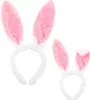 Funny Bunny Plüsch Hasenohren rosa Produktbild-Vorschau 1