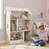 Libreria per bambini COSTWAY a forma di casetta, scaffale Anteprima dell’immagine prodotto 2