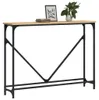 vidaXL Konzolový stolík Sonoma dub 102x22,5x75 cm odvodený Náhľad obrázku produktu 3
