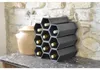 Mini cave 3 bouteilles empilable - Gris anthracite - Voir les images du produit 2