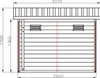 WPC Gartenhaus Modell FineLine 8,4 m² Teak Produktbild-Vorschau 14
