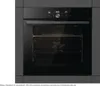 A front view of a black Gorenje oven. Produktbild-Vorschau