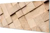 Glasbilder 100x50 Wandkunst Holzmaserung Zusammensetzung Produktbild-Vorschau 1