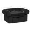 vidaXL Hundesofa mit Schublade Schwarz 75x50x38 cm Plüsch Produktbild-Vorschau 8
