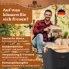 BLACK OAK Kaminholzkorb Montana Wohnzimmer XL 60L Filzkorb Produktbild-Vorschau 7