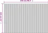 vidaXL Raumteiler Bambus Grau Breite 250 cm Höhe 165 cm Produktbild-Vorschau 6