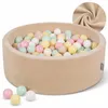 KiddyMoon guľatý bazén s loptičkami Velvet Ball Pool Náhľad obrázku produktu 1