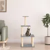vidaXL Graffiatoio in sisal Grigio chiaro 111 cm Anteprima dell’immagine prodotto 2