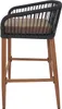 2er-Set Rope-Barhocker HWC-O22, Outdoor Sitzpolster Produktbild-Vorschau 7