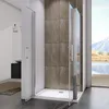 100X90X195cm Duschtür Dusche Pendeltür Nischentür Produktbild-Vorschau 3