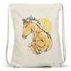 Pferd Turnbeutel Gymsack Hengst Pferdekopf Reiten Hobbie Produktbild-Vorschau 3