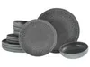 CreaTable, 21621, Uno Volcano Dark, Tellerset 12-tlg, Produktbild-Vorschau 1