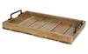 Tablett van Mangoholz bruin 46x31cmtablett in Landhausstil Productafbeelding-voorbeeld 1