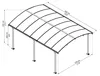 Gazebo de jardin 502x359cm gris anthracite - Palram - Voir les images du produit 4